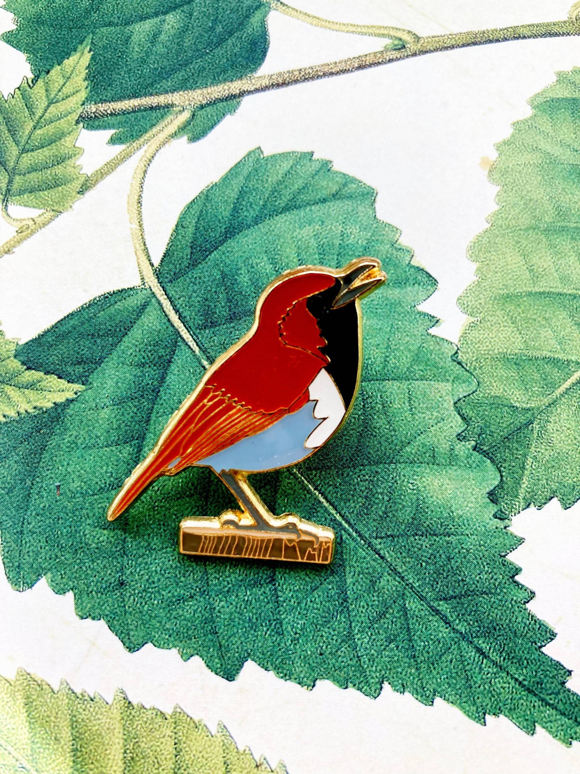 Pin Ryukyu Robin Für 6 Euro - For Euros Pin Ryukyu Robin Für 6 Euro - For Euros von birdsandpins