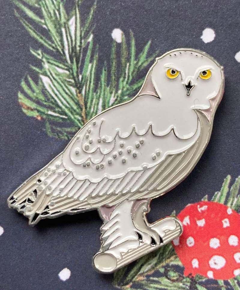 Pin Schnee-Eule - Snow Owl Pin Schnee-Eule - Snow Owl von birdsandpins