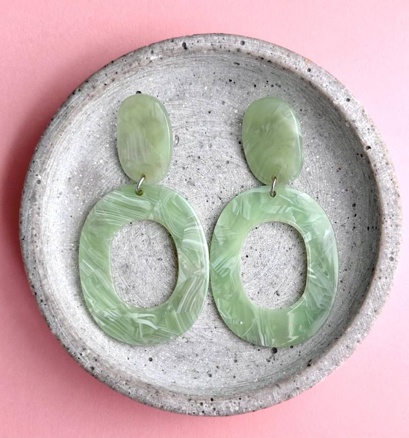 Grüne Statement Ohrringe Aus Acetat/Große Hängeohrringe Acryl Ohrstecker Mit Anhänger Mintgrüne Hängende Geschenk Grüne Statement Ohrringe Aus Acetat/Große Hängeohrringe Acryl Ohrstecker Mit Anhänger Mintgrüne Hängende Geschenk von birdsofparadiseDE