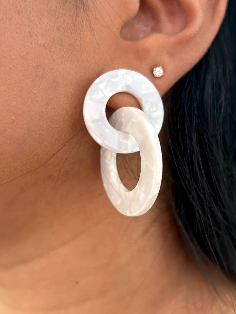 Runde, Große Schildpatt Statement Ohrringe Aus Acetat Kunststoff/Lang Hängeohrringe Muster Schmuck Geschenk Freundin Runde, Große Schildpatt Statement Ohrringe Aus Acetat Kunststoff/Lang Hängeohrringe Muster Schmuck Geschenk Freundin von birdsofparadiseDE