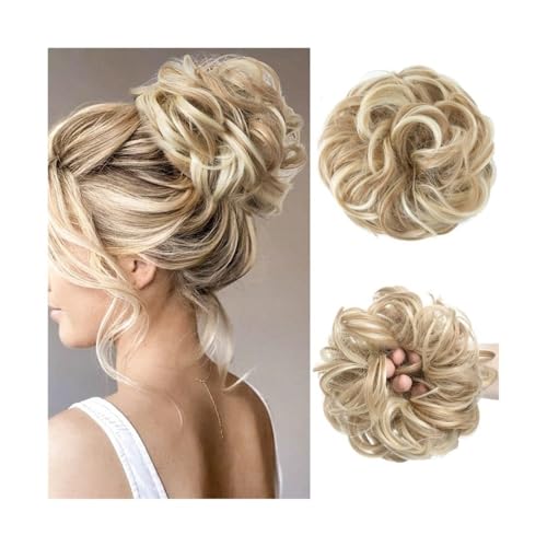 Haarknoten, Synthetische Haarknoten-Extensions, chaotisch, lockig, elastisch, Haargummis, Haarteile, synthetische Chignon-Donut-Hochsteckfrisuren, Haarteile for Frauen Haarverlängerungen(Flower white) Haarknoten, Synthetische Haarknoten-Extensions, chaotisch, lockig, elastisch, Haargummis, Haarteile, synthetische Chignon-Donut-Hochsteckfrisuren, Haarteile for Frauen Haarverlängerungen(Flower white) von birene