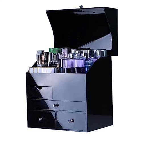 Kosmetik-Aufbewahrungsorganisator 4-lagige Desktop-Kosmetik-Aufbewahrungsbox, Make-up-Organizer, separater Schminktisch, Make-up-Organizer mit Schubladen, Beauty-Make-up-Koffer for Hautpflege, Lippens Kosmetik-Aufbewahrungsorganisator 4-lagige Desktop-Kosmetik-Aufbewahrungsbox, Make-up-Organizer, separater Schminktisch, Make-up-Organizer mit Schubladen, Beauty-Make-up-Koffer for Hautpflege, Lippens von birene