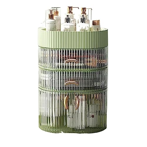 Kosmetik-Aufbewahrungsorganisator 4-stufige Make-up-Organizer-Box, Kosmetik-Aufbewahrungsbox mit Schubladen und offenem Ablagefach, mit Schmuckregal, großes Fassungsvermögen, for Arbeitsplatte, Wascht Kosmetik-Aufbewahrungsorganisator 4-stufige Make-up-Organizer-Box, Kosmetik-Aufbewahrungsbox mit Schubladen und offenem Ablagefach, mit Schmuckregal, großes Fassungsvermögen, for Arbeitsplatte, Wascht von birene