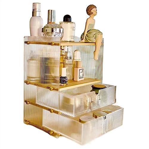 Kosmetik-Aufbewahrungsorganisator Acryl-Make-up-Organizer for den Schminktisch, multifunktionaler Schreibtisch-Organizer mit 2 Schubladen und Aufbewahrungsschrank, transparenter Badezimmer-Organizer a Kosmetik-Aufbewahrungsorganisator Acryl-Make-up-Organizer for den Schminktisch, multifunktionaler Schreibtisch-Organizer mit 2 Schubladen und Aufbewahrungsschrank, transparenter Badezimmer-Organizer a von birene