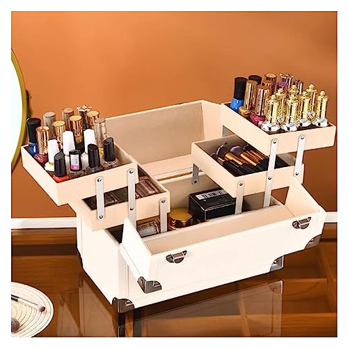 Kosmetik-Aufbewahrungsorganisator Portable Multi-Function Make Up Case, Dustproof Cosmetic Storage Box, Cosmetics Organizer Skin Care Products Jewelry Organizer Case Box for Bedroom Bathroom Desktop T Kosmetik-Aufbewahrungsorganisator Portable Multi-Function Make Up Case, Dustproof Cosmetic Storage Box, Cosmetics Organizer Skin Care Products Jewelry Organizer Case Box for Bedroom Bathroom Desktop T von birene