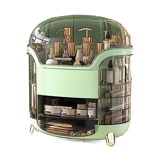 Kosmetik-Aufbewahrungsorganisator Tragbare, leichte, luxuriöse Multifunktions-Make-up-Organizer-Box, for Hautpflegeprodukte, Parfüm, Lippenstifte, Kosmetikaufbewahrung, Make-up-Box, staubdicht, wasser Kosmetik-Aufbewahrungsorganisator Tragbare, leichte, luxuriöse Multifunktions-Make-up-Organizer-Box, for Hautpflegeprodukte, Parfüm, Lippenstifte, Kosmetikaufbewahrung, Make-up-Box, staubdicht, wasser von birene