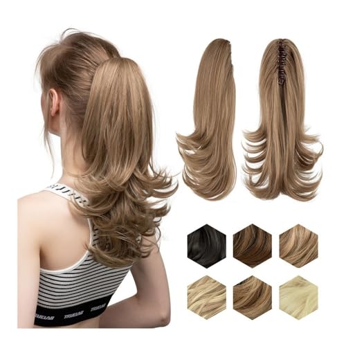 Pferdeschwanz, Hochtemperatur-Seidenperücke for Damen, langes Haar, leicht verzogen, kurzes lockiges Haar, Pferdeschwanz, Tiger-Clip, flauschiges lockiges Haar, Pferdeschwanz Pferdeschwanzverlängerung Pferdeschwanz, Hochtemperatur-Seidenperücke for Damen, langes Haar, leicht verzogen, kurzes lockiges Haar, Pferdeschwanz, Tiger-Clip, flauschiges lockiges Haar, Pferdeschwanz Pferdeschwanzverlängerung von birene