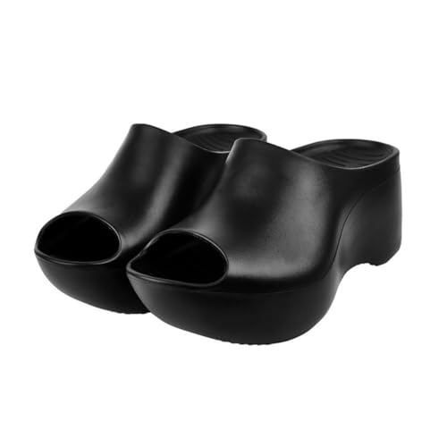 birene Sandalen, EVA Hausschuhe Dicken Boden Erhöhung Hundert Mit Sandalen Weibliche Flip-Flops für Damen(39 EU) von birene