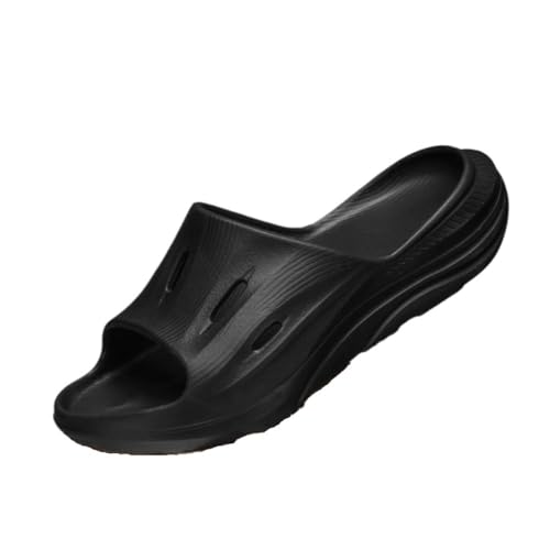 birene Sandalen, Herren-Sommerhausschuhe mit dicker Sohle for Komfort im Innen- und Außenbereich Flip-Flops für Damen(Black,39 EU) von birene