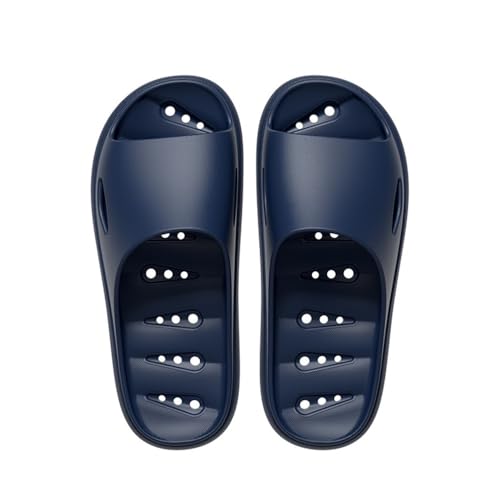 birene Sandalen, Stumme, schnelltrocknende Badeschuhe for Herren for die Dusche und den Haushalt Flip-Flops für Damen(Blue,41 EU) von birene