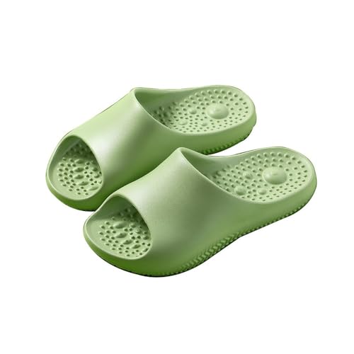 birene Sandalen, Unisex-EVA-Hausschuhe for drinnen/draußen/Badezimmer – weich und leicht Flip-Flops für Damen(Green,41 EU) von birene