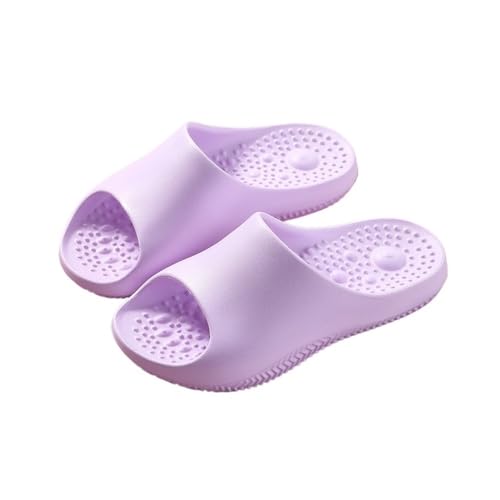 birene Sandalen, Unisex-EVA-Hausschuhe for drinnen/draußen/Badezimmer – weich und leicht Flip-Flops für Damen(Purple,36 EU) von birene
