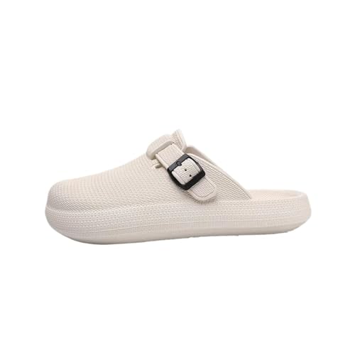 birene Sandalen, Zehenpantoffeln for Herren, Hausschuhe for Pärchenausflüge Flip-Flops für Damen(White,38 EU) von birene