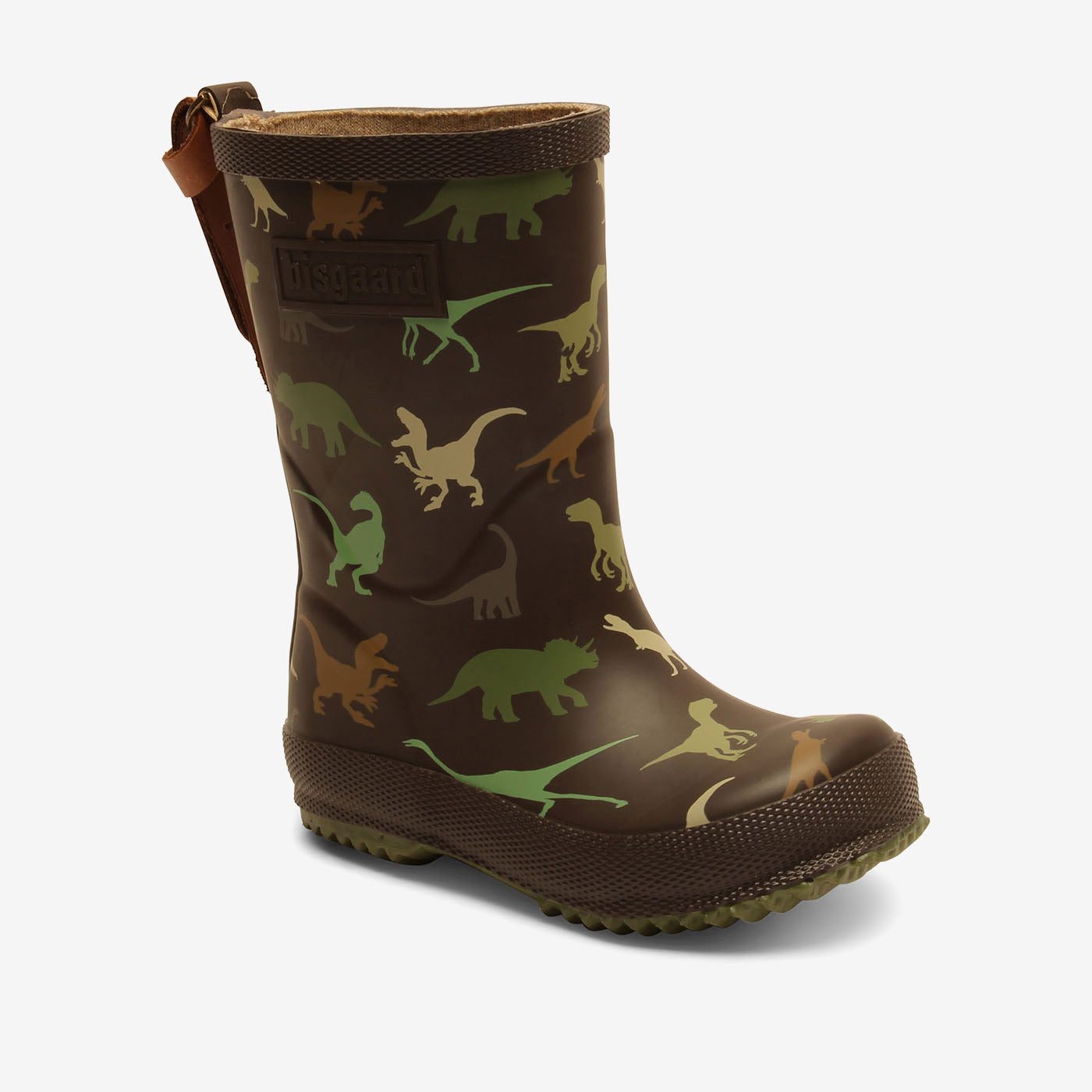 bisgaard basic rubber brown dino - 25 von bis-kids