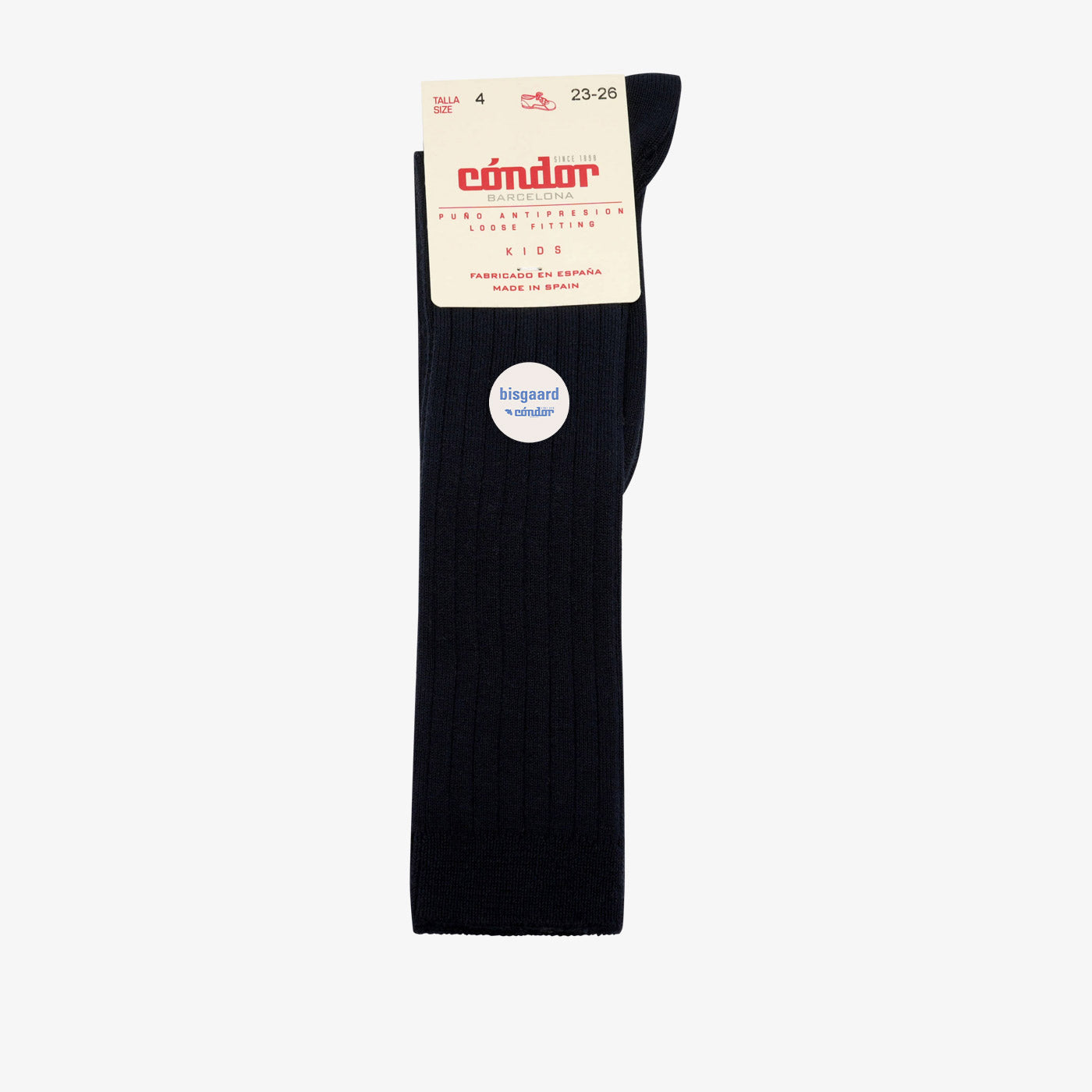 bisgaard x Cóndor cotton rib knee high socks navy - 1-2Y bisgaard x Cóndor cotton rib knee high socks navy - 1-2Y von bis-kids
