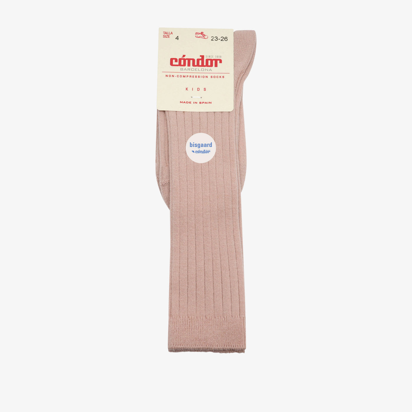 bisgaard x Cóndor cotton rib knee high socks rosa - 7-8Y bisgaard x Cóndor cotton rib knee high socks rosa - 7-8Y von bis-kids