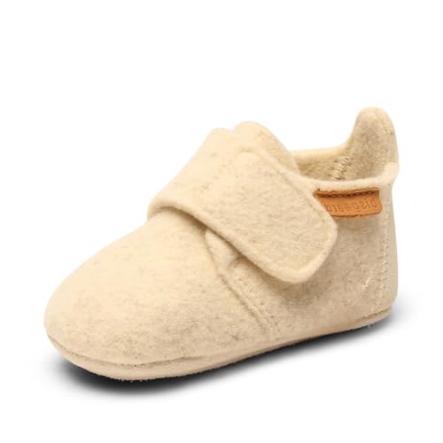 bisgaard Unisex Kinder Baby Wool First Walker Shoe, Creme, 21 EU von Bisgaard