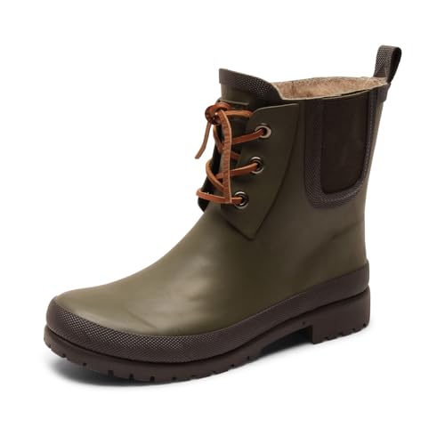 bisgaard Unisex Kinder Wool Rain Boot, Grün, 38 EU Schmal von Bisgaard