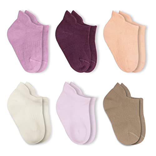 bistyle Baumwolle 6 Paar Baby Socken für Neugeborene Säugling 0-6 Monate bis 3 Jahre | Stopper Socken Nahtlos Socken | Jungen Mädchen Kindersocken (as3, age, 0_month, 3_months, Rosa) von bistyle