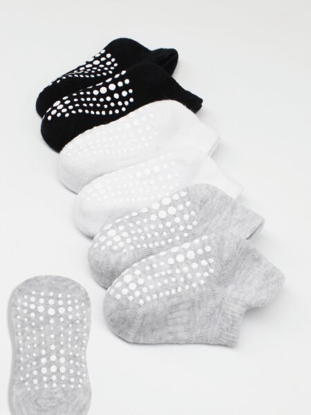 bistyle Sneakersocken ABS 6 Paar für Babys Jungen und Mädchen Babysocken Kurzsocken von bistyle