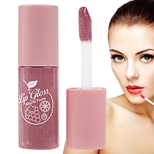 Lippenglanzöl - Feuchtigkeitsspendender Lip Oil Gloss | Praller Lipgloss, Lippenpflege, transparentes Toot Lip Oil, getöntes Glas-Lippenglanzöl, pflegend, reparierend, aufhellende Biteatey von biteatey