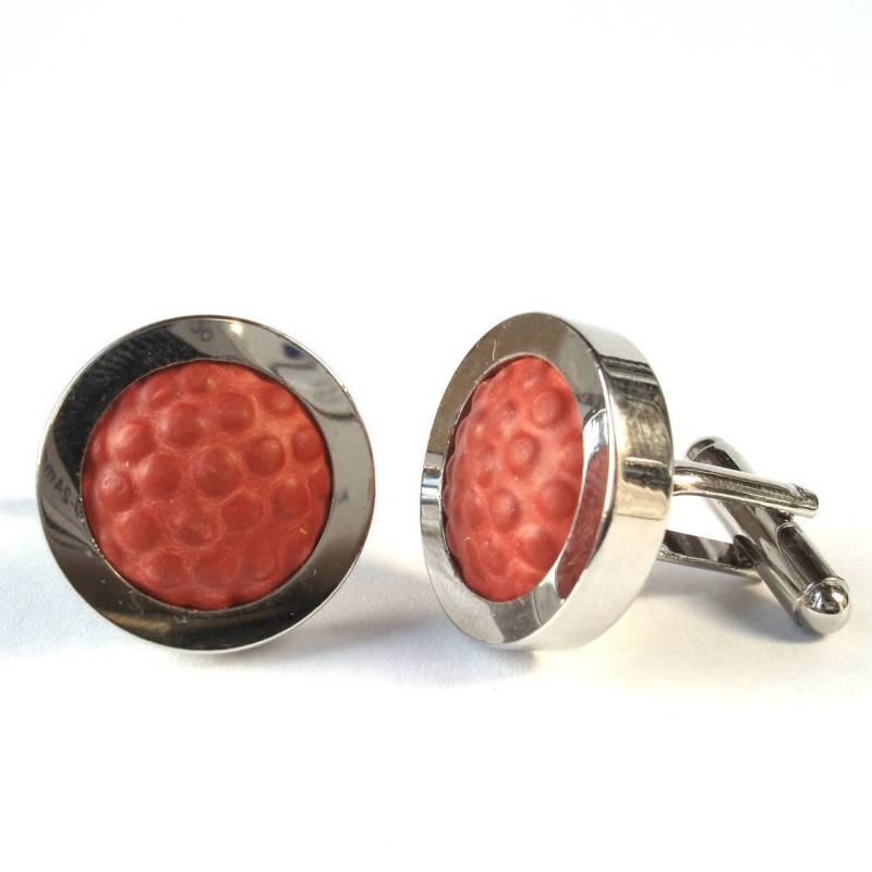 Valentinstag Geschenk Echte Basketball-Manschettenknöpfe Hochzeit Manschettenknöpfe Neuheit Versilbert von bitsandbadges