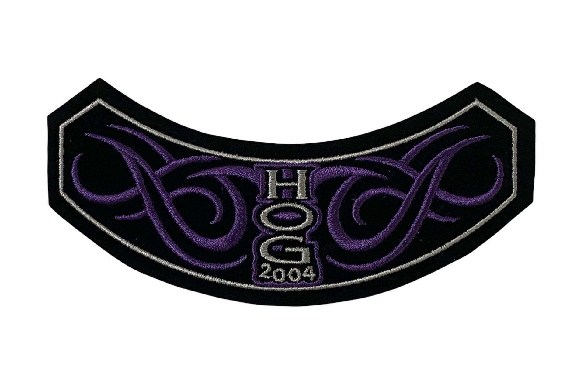 Harley Davidson Hog Motorrad Aufnäher 2004 - Owners Group Jacken Emblem Chevron von bizarrebaubles