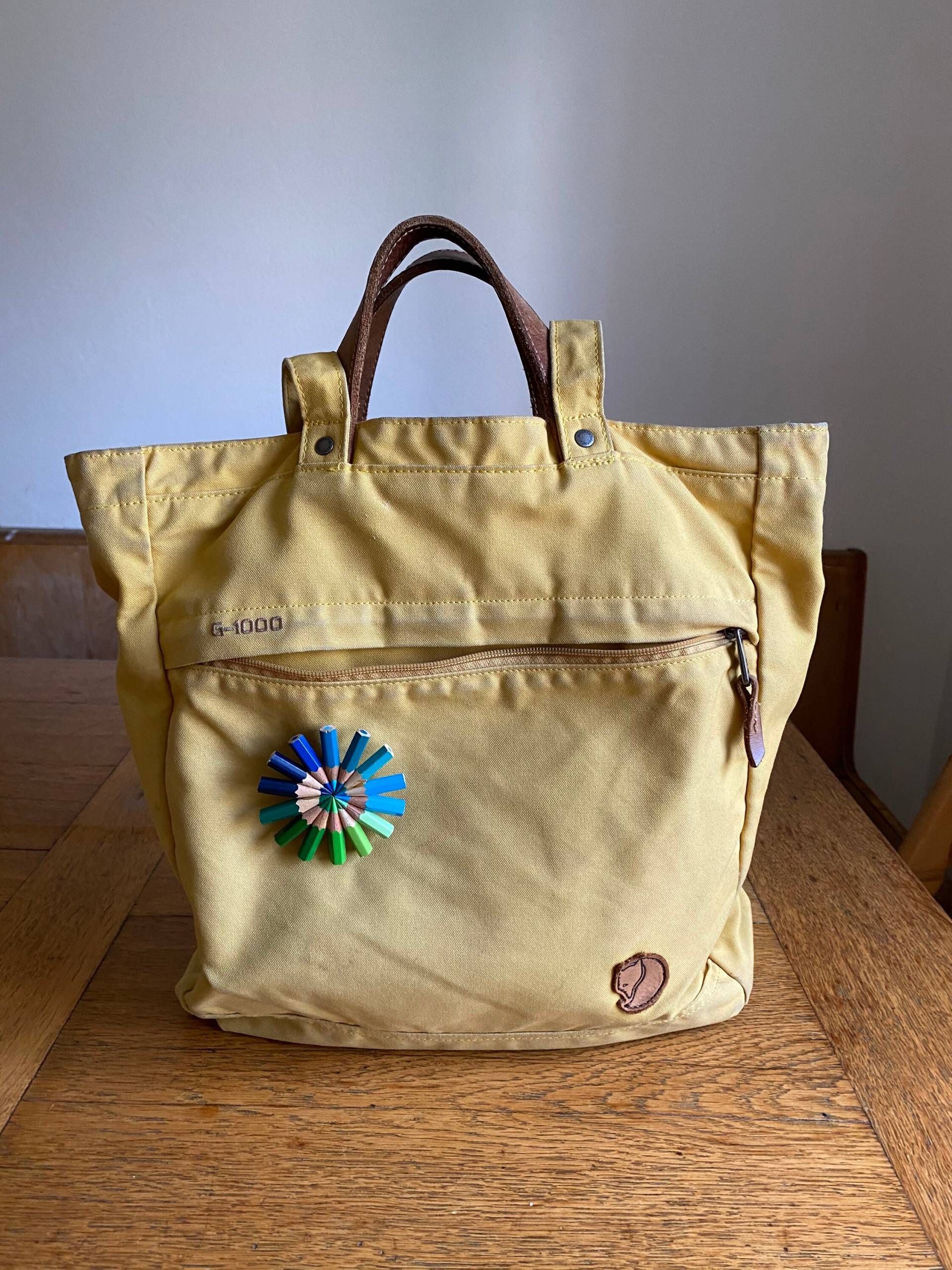 Pin, Anstecker, Brosche, Stifte, Grün, Regenbogen, Bunt, Buntstifte von bizifamily