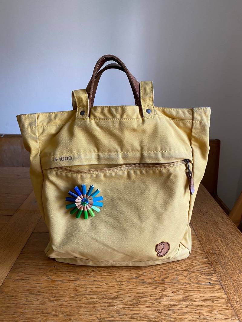 Pin, Anstecker, Brosche, Stifte, Grün, Regenbogen, Bunt, Buntstifte von bizifamily