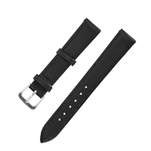 Uhrenarmband, starke Haltbarkeit Komfortables Uhrenzubehör für die Uhrenwerkstatt für Zuhause(16mm black) von bizofft