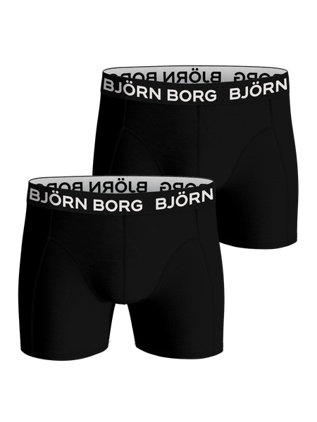 Björn Borg Bamboo Cotton Blend Boxer 2-pack Schwarz, XXL von björn borg