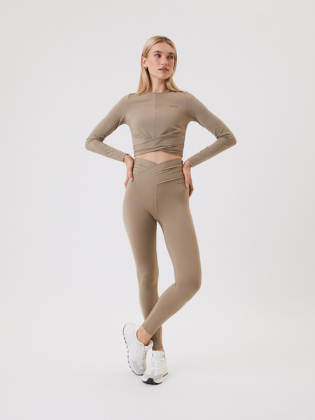 Björn Borg Borg Cross Tights Beige , M von björn borg