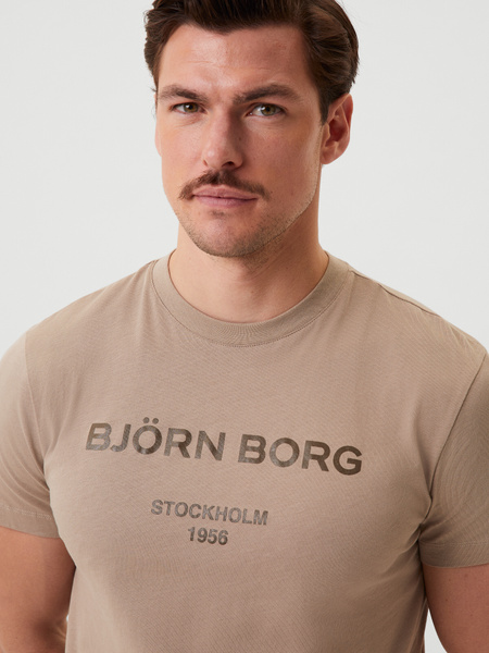 Björn Borg Borg Logo T-shirt Beige , M von björn borg