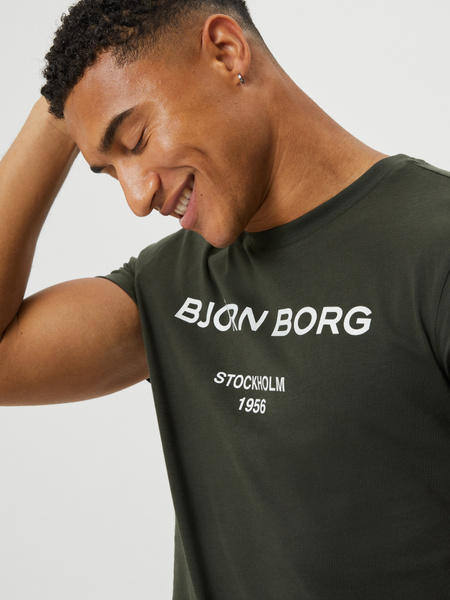 Björn Borg Borg Logo T-shirt Grün, L von björn borg
