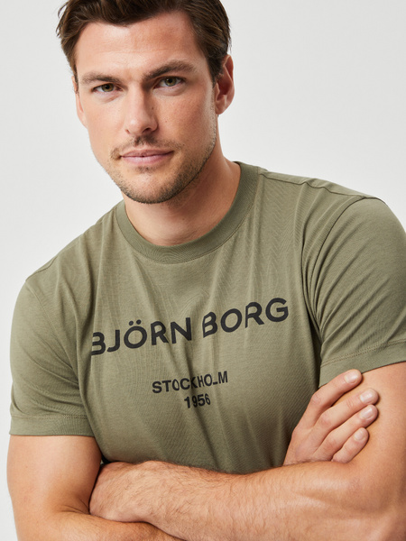 Björn Borg Borg Logo T-shirt Grün, XXL von björn borg