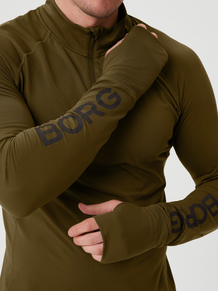 Björn Borg Borg Midlayer Half Zip Grün, XXL von björn borg