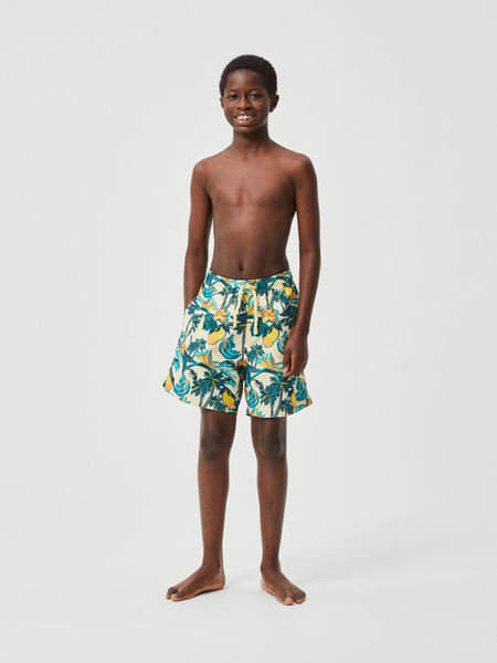 Björn Borg Borg Print Swim Shorts Mehrfarbig, 122-128 von björn borg