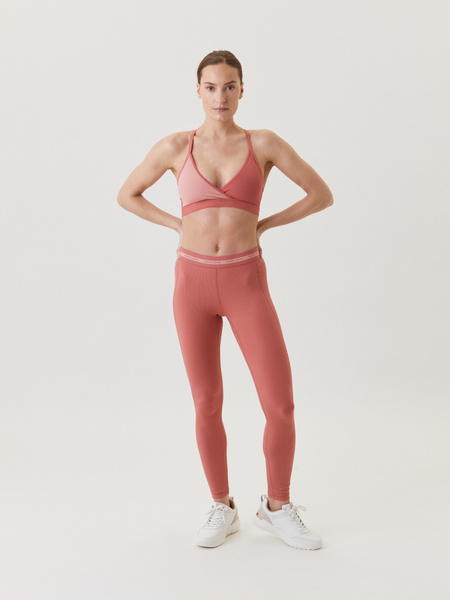 Björn Borg Borg Regular Rib Tights Pink, L von björn borg