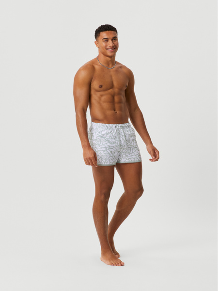 Björn Borg Borg Retro Print Swim Shorts Grau, M von björn borg