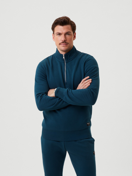 Björn Borg Centre Half-zip Blau , S von björn borg