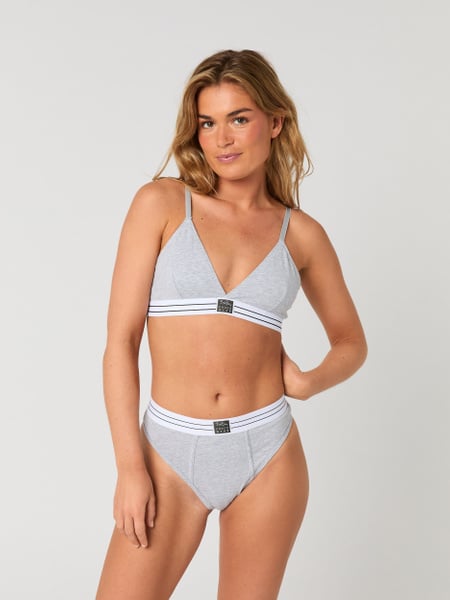 Björn Borg Core Original Triangle Bra Grau, S von björn borg