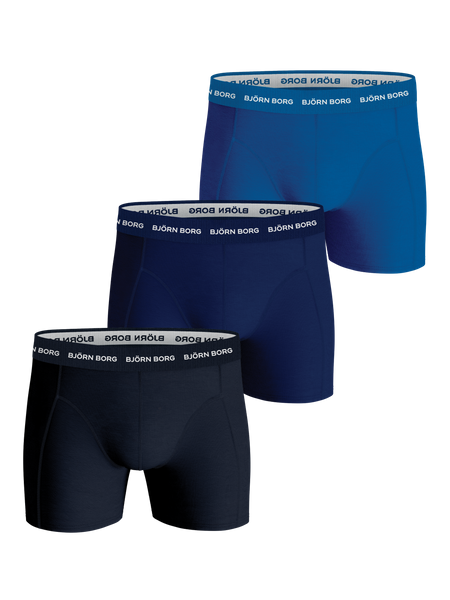 Björn Borg Cotton Stretch Boxer 3-pack Blau , XXL von björn borg