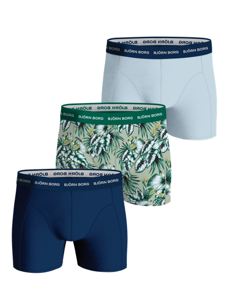 Björn Borg Cotton Stretch Boxer 3-pack Mehrfarbig, L von björn borg