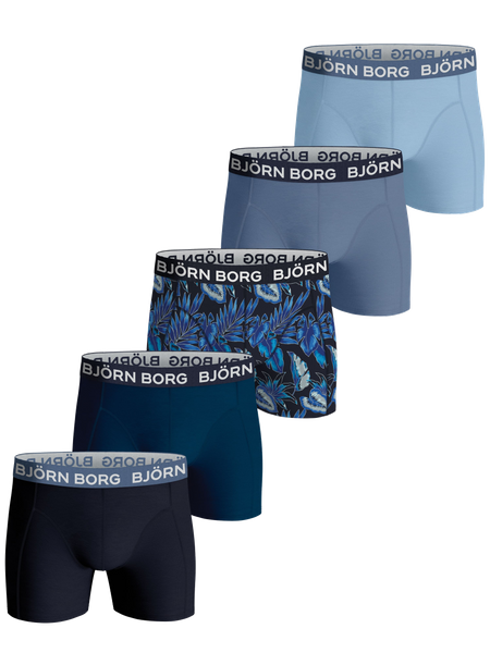 Björn Borg Cotton Stretch Boxer 5-pack Mehrfarbig, XS von björn borg