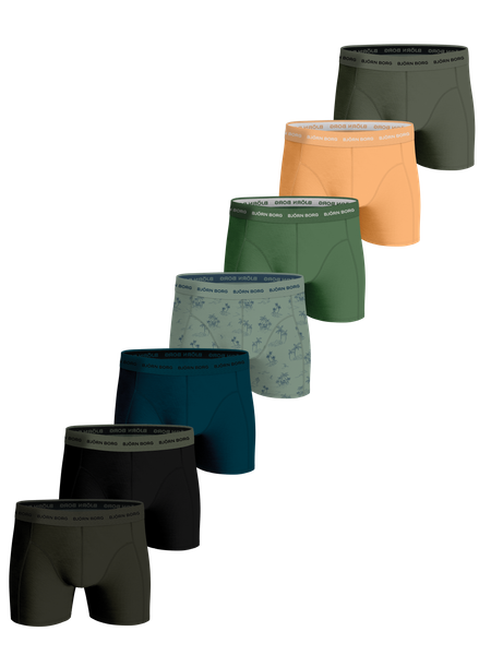 Björn Borg Cotton Stretch Boxer 7-pack Mehrfarbig, XS von björn borg