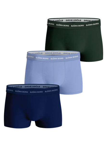 Björn Borg Cotton Stretch Trunk 3-pack Mehrfarbig, XS von björn borg