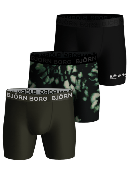 Björn Borg Performance Boxer 3-pack Mehrfarbig, M von björn borg