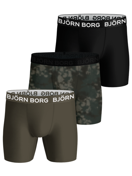 Björn Borg Performance Boxer 3-pack Mehrfarbig, XXL von björn borg