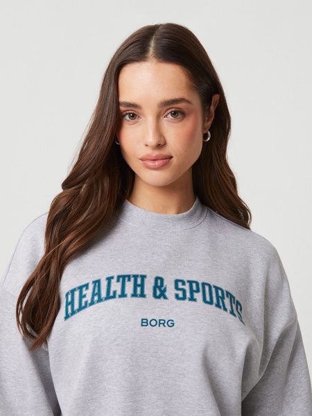 Björn Borg Studio Oversized Crew Grau, L von björn borg