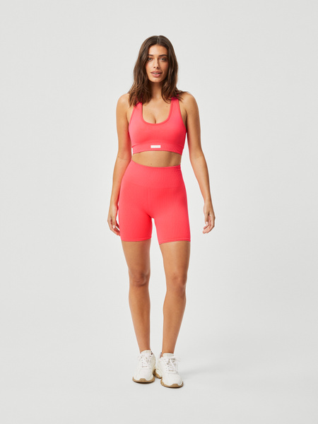 Björn Borg Studio Seamless Rib Shorts Pink, L von björn borg